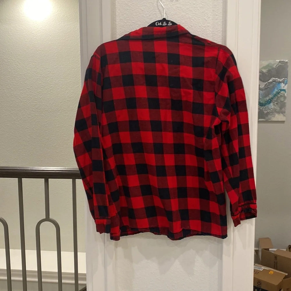 Buffalo Plaid Button-Up Shirt - Picture 4 of 4